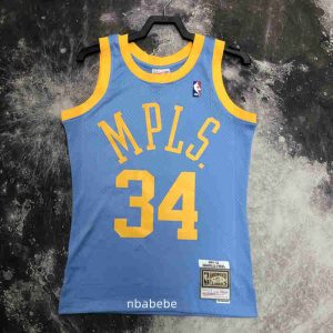 Maillot Rétro Los Angeles Lakers 2001-2002 O'Neal 34 bleu-1
