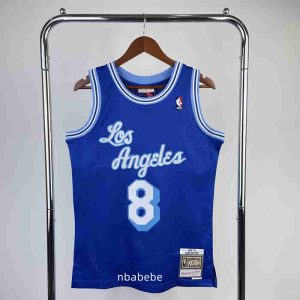 Maillot vintage Los Angeles Lakers 1996-1997 Bryant 8 bleu-1