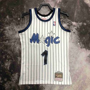 Maillot vintage de Basket NBA Orlando Magic 1993-1994 Hardaway 1 Blanc-1