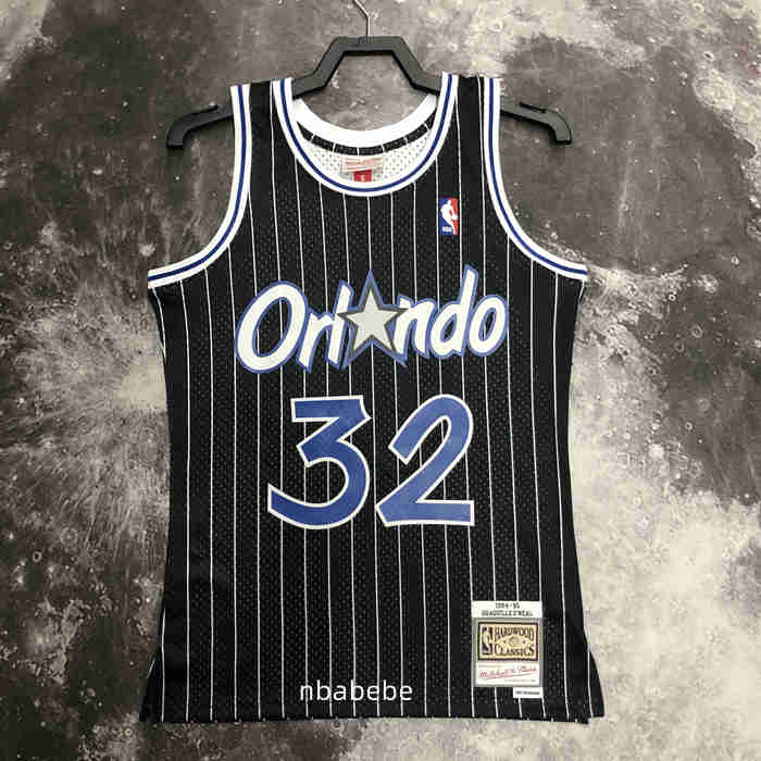 Maillot vintage de Basket NBA Orlando Magic 1994-1995 O'Neal 32 noir-1