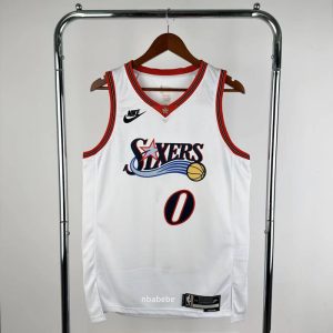 Maillot Philadelphia 76ers 2026 Maxey 0 Rétro-1