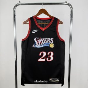 Maillot Philadelphia 76ers 2026 James 23 Rétro noir