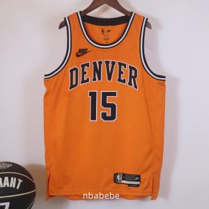 Maillot Denver Nuggets 2026 2027 Jokić 15 Orange