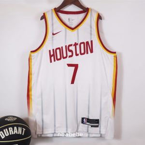 Maillot Houston Rockets 2026 2027 Durant 7 Blanc