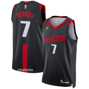 Maillot Houston Rockets 2026 2027 Durant 7 Noir