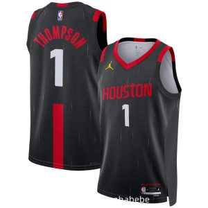 Maillot Houston Rockets 2026 2027 Thompson 1 Noir