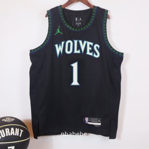 Maillot Minnesota Timberwolves 2026 2027 Ball 1 noir