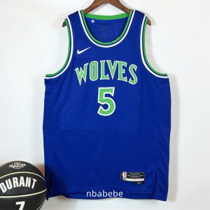 Maillot Minnesota Timberwolves 2026 2027 Edwards 5 Bleu