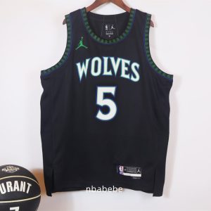 Maillot Minnesota Timberwolves 2026 2027 Edwards 5 noir