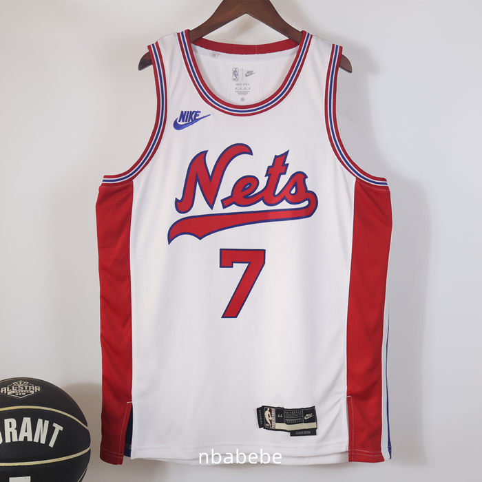 Maillot NBA Brooklyn Nets 2026 2027 Durant 7 blanc